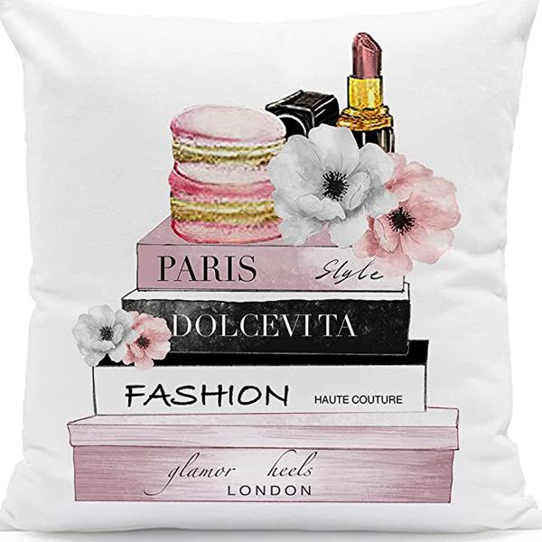 Perfume Bottle Pillow Cover Fashion Women'S Pet Home Sofa Car Ornament French Cushion Cover Premium Durable Quality