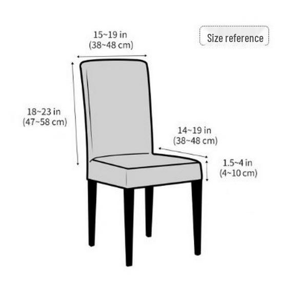 Ganzjahres-Universale Samt-Stuhlbezüge für Zuhause, Restaurant & Hotel