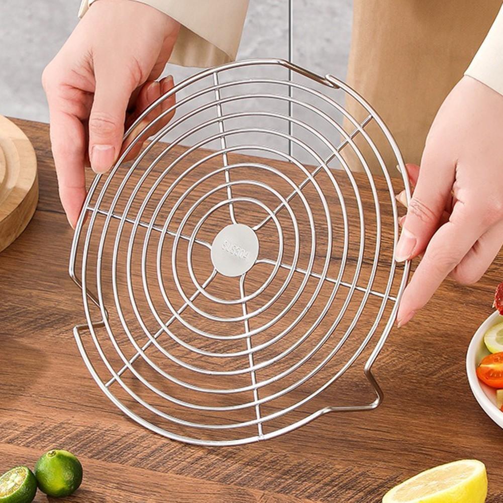 Matlaging Essential Steamer Stativ i rustfritt stål for grytepanne og wok rust