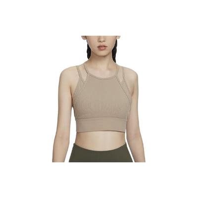 Indy Träger BH Leichter Halt Schnelltrocknend Gepolstert Sport-BH Damen Sport-BH Khaki FB2160-247