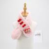 Children's Versatile Red Winter Scarf: Chinese New Year Style Plush Neck Gaiter for Boys and Girls