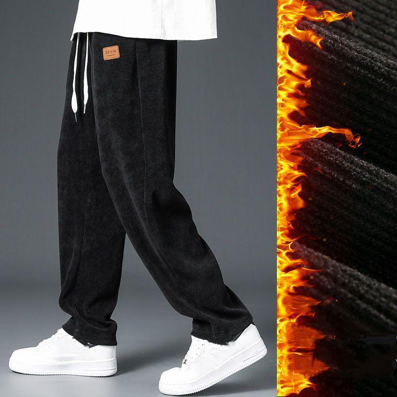 New Baggy Striped Sweatpants For Men Straight-Leg Pants Fashion Hip Hop Streetwear Harajuku Trousers Casual Bottoms Male Clothes