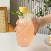 High Borosilicate Glass Creative Water Cup Juice Milk Tea Glass Bar Bartending Pineapple Cup Straw