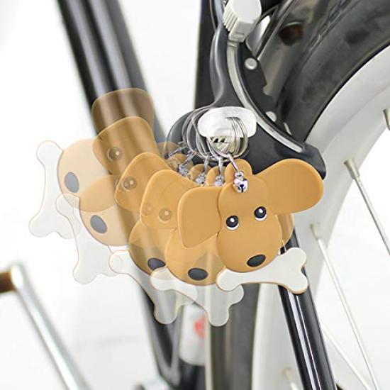 Bicycle Keychain with Pink Built-in Magnet, KC-DG-1PK, Color