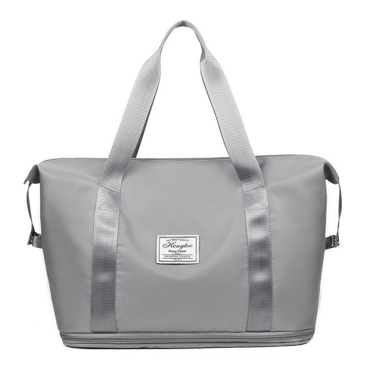 Foldable Sports Fitness Bag: Wet/Dry Separation, Large Capacity Travel and Student Handbag