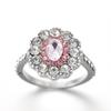 Light Luxury Exquisite Bright Oval Zircon Sun Flower Ring Ladies Engagement Wedding Bride Jewelry Holiday Party Gift