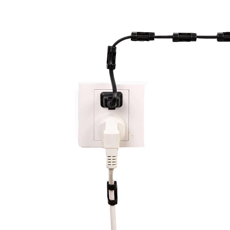 Self-Adhesive Cable Organizer Clip - No-Punch, No-Trace Wire Management Solution