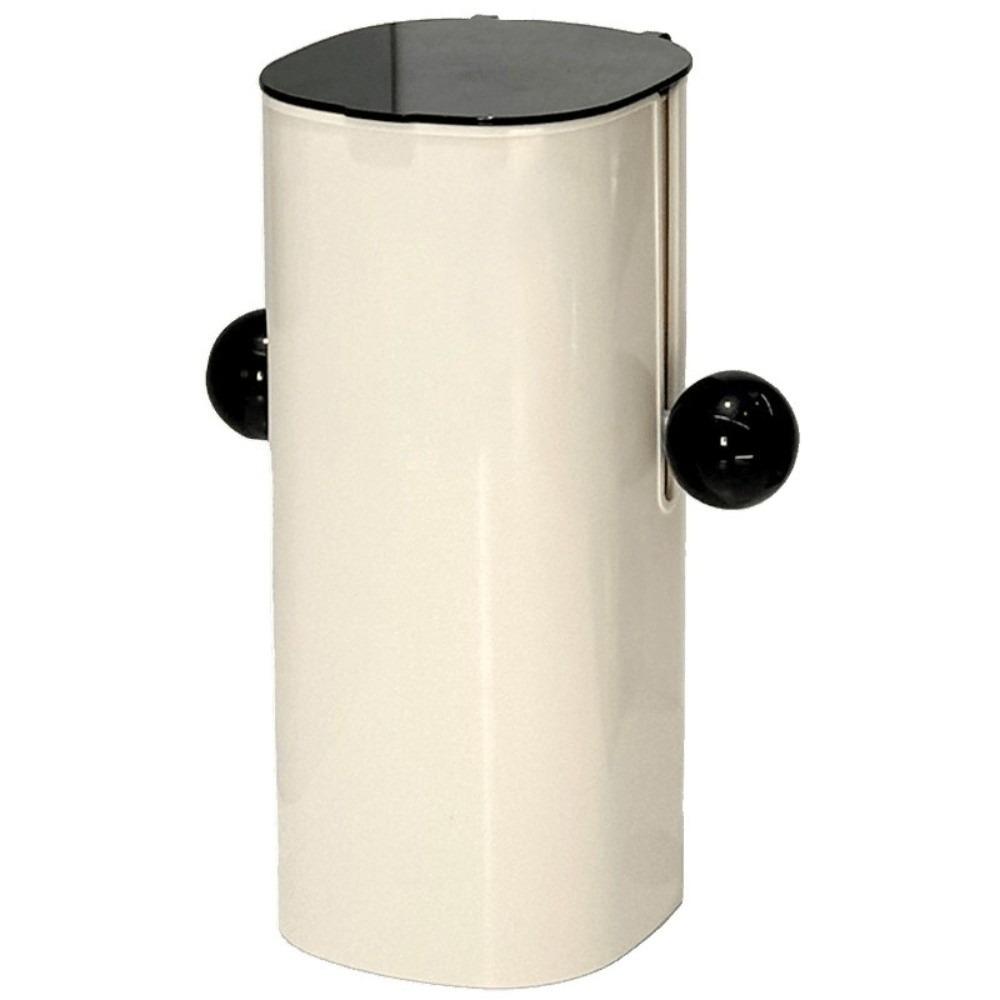 

Dustproof Makeup Brush Storage Tube Large Capacity Makeup Brush Box Bathroom чёрный