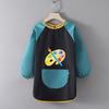 Children's Waterproof Art Smock with Logo - Reversible Apron for Painting and Eating  