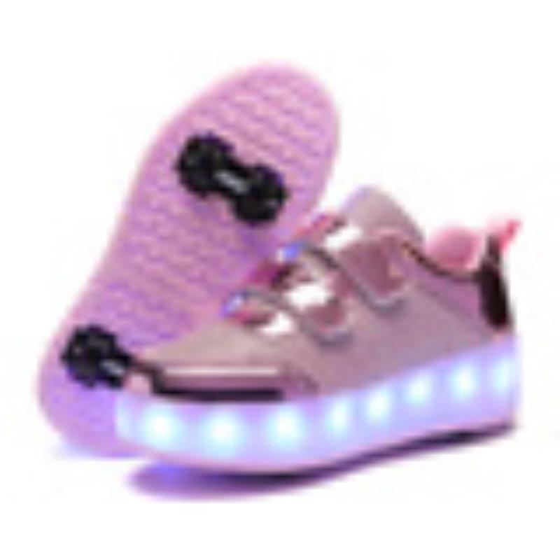 Bozong S890 USB Charging Luminous Roller Skate Shoes