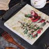 In Stock: New Style Christmas Printed Napkin Paper for Western Restaurants and Bakeries