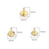 Copper Patterned Nail Cap Decorative End Cap for DIY Jewelry Making 10 Pcs