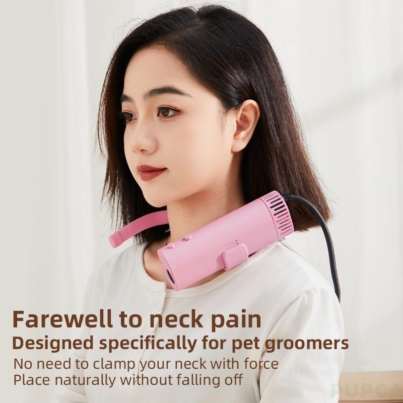 Pet Beauty Negative Ion Neck High Power Silent Hair Blowing Artifact Portable Pet Water Blower High-speed Hair Dryer