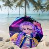 KPop Demon Hunters Print Umbrella Automatic Opening/ Closing - Portable Foldable Design - Daily Use for Travel/Outdoor - Gift for Birthday