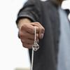 Fidget Ring And Necklace Titanium Steel Spinner Ring Decompression Toys Planet Shape Shockproof Manual Anti-Stress Finger Ring Unisex Anxiety Jewelry