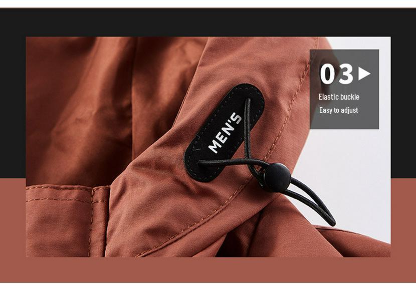Men's Lightweight Hooded Jacket - Waterproof, Windproof, Breathable & Quick-Drying for Spring/Autumn 