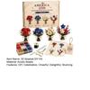 America 250 Beaded Bouquet DIY Kit, 4th of July Patriotic Flower Craft Handmade Set, 1776-2026 Independence Day 3D Beaded Flower Making