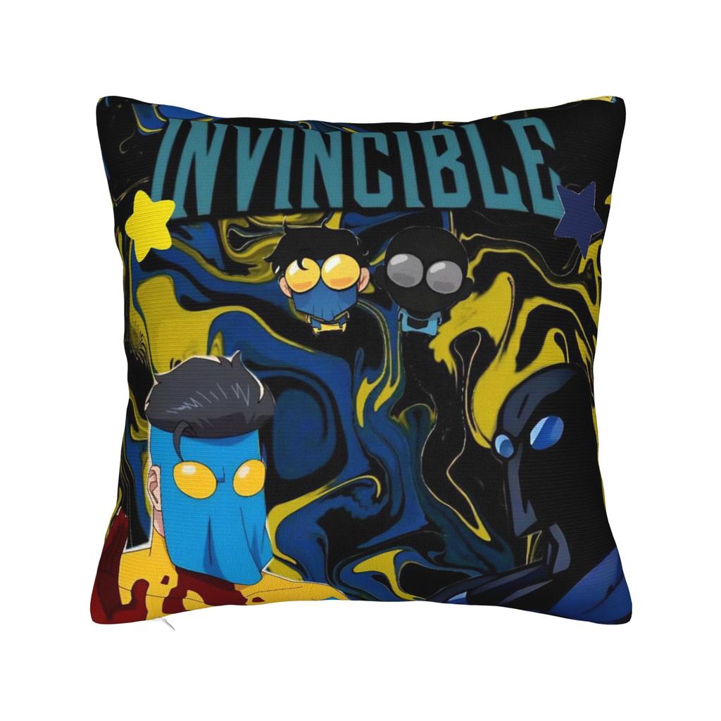 Invincibles Comic Pillowcases Merch Soft Cushion Cover Decoration Throw Pillow Case Cover Chair Multi-Size