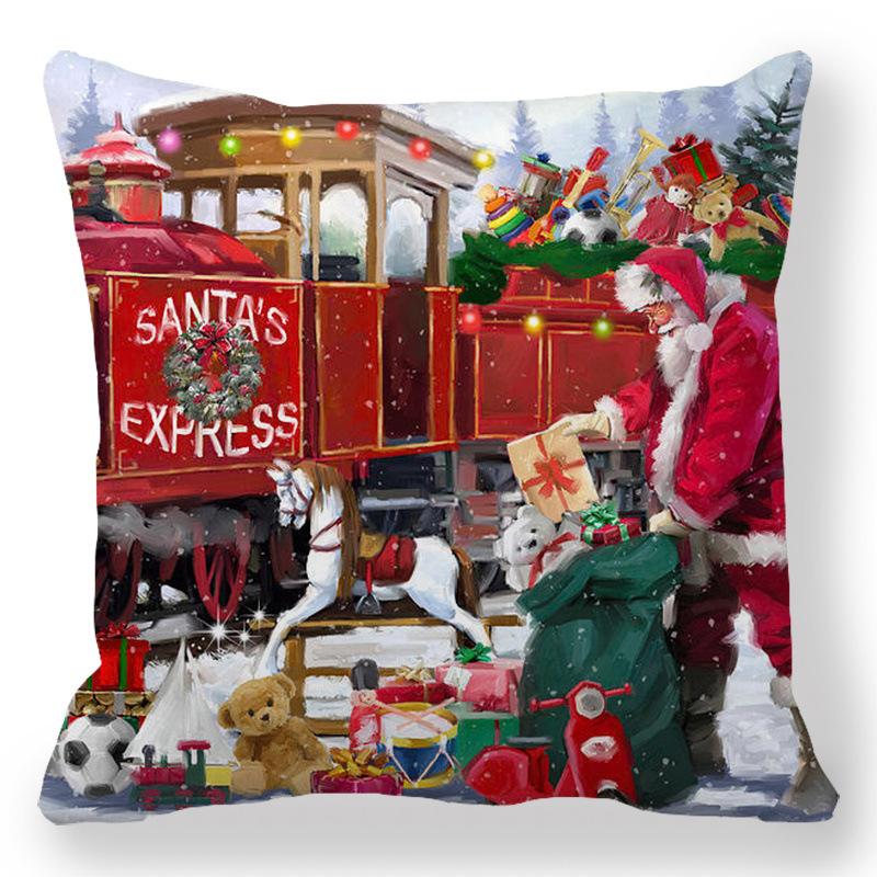 New Christmas Pillow Case 30*50cm,40*40cm,45x45cm, Cushion Cover Home Christmas Decoration Pillow Case