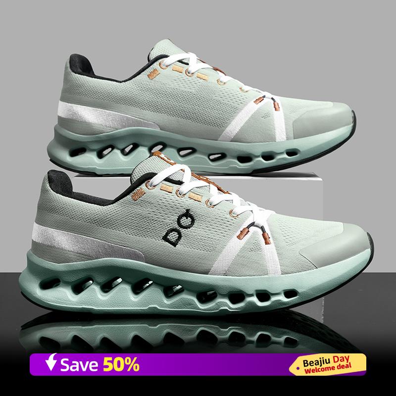 Men Sports Running Shoes Turn Buckle Breathable Lightweight Women's Comfortable Athletic Nonskid Carbon Plate Marathon Sneakers