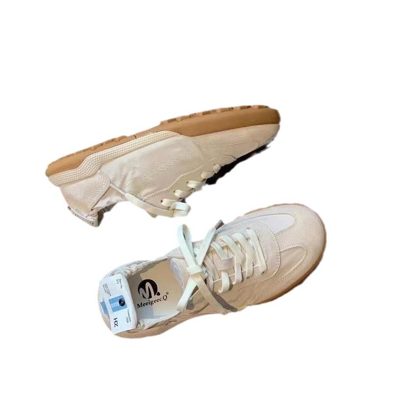 Forrest Gump 2023 Women's Ballet Training Shoes: Casual, Embroidered, Versatile, Lightweight, Breathable, White.