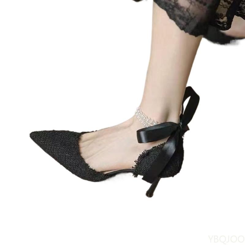 Modă 2025 Pantofi cu Toc Înalt cu Vârf Ascuțit pentru Femei Design Nou cu Cataramă Perlă Pantofi de Rochie Pantofi Eleganți de Modă Pantofi cu Toc pentru Nuntă pentru Femei Zapatos Mujer