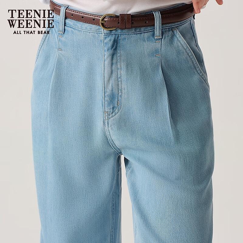 Teenie Weenie Women's 2025 Summer Loose Straight-Leg Jeans