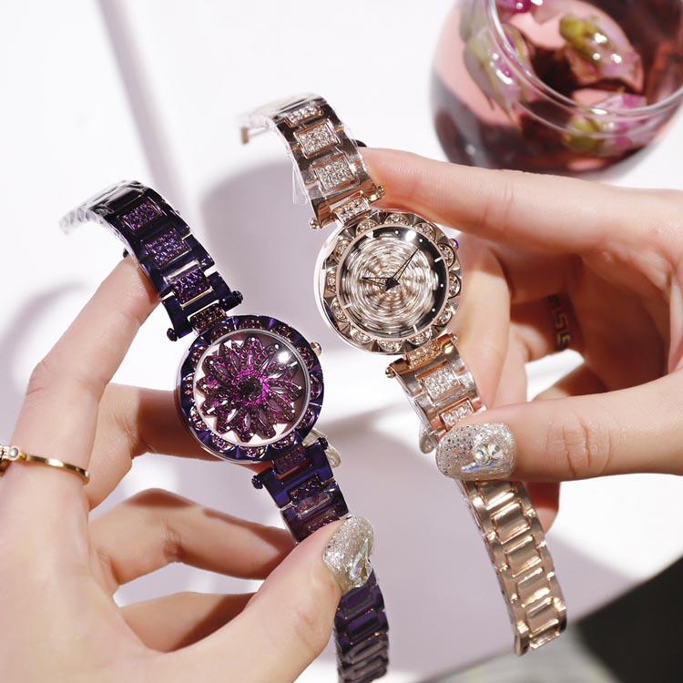 TikTok Trendy: Dámske hodinky Fortune s diamantmi, quartzové, vodotesné