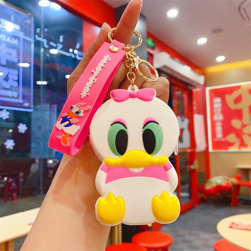 Cartoon Animal Silicone Keychain Bag - Kids' Coin Purse & Toy Pendant