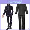 Premium Quality Jujutsu Kaisen Gojo Satoru Cosplay Costume With Stylish Wig For Men