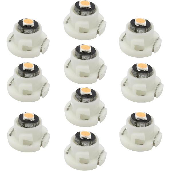 WLJH 10x White T3 Led Neo Wedge trument Dash Light Dashboard A/C Climate Control Bulb For Honda Civic Odyssey 2001-2010