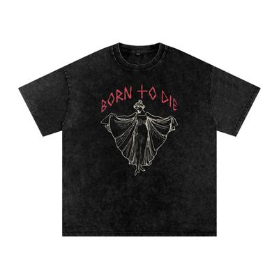 Born To Die | Snow Washed Oversized Cotton T-Shirt and Kids Shirt