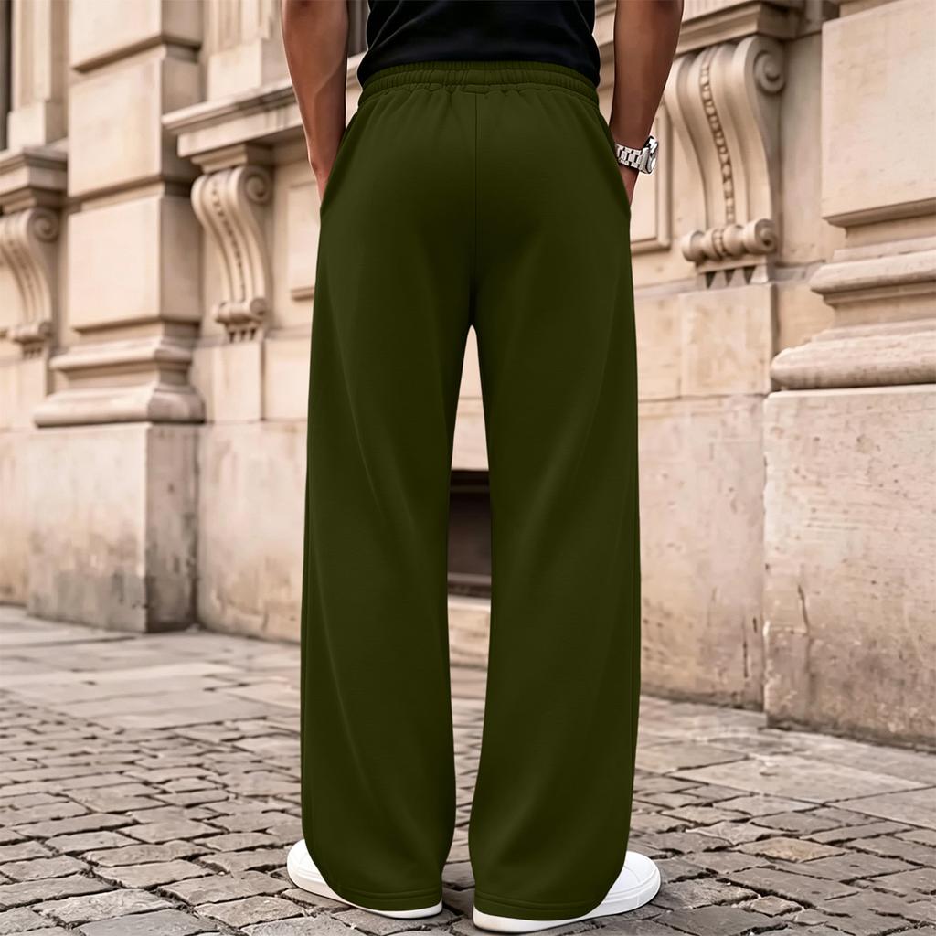 Men's Loose Fit Casual Sweatpants with and Elastic Waist