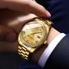 RORIOS Quartz Waterproof Wristwatch with Date and Day Luminous and Simple Design for Business or Perfect Gift Men's Display, Calendar, Lightweight,
