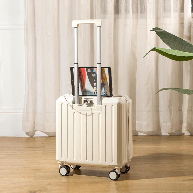 Ruyishi 18-inch Carry-on Suitcase with USB Charging Port 18 inch