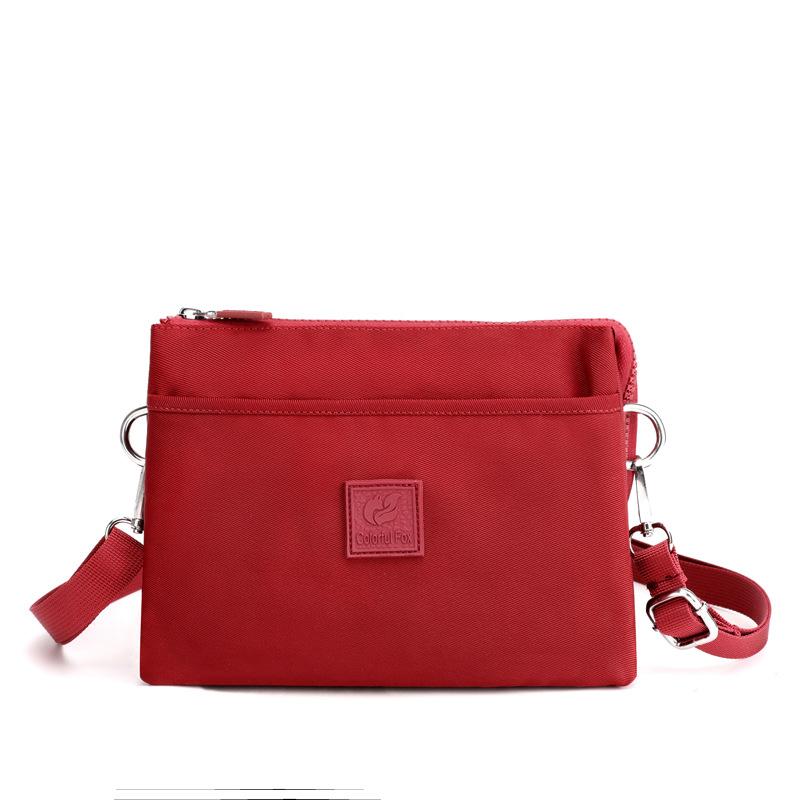 

Женская сумка, новая повседневная женская сумка через плечо, однотонная простая сумка-мессенджер, повседневная нейлоновая сумка, сумка для мобильного телефона для женщин