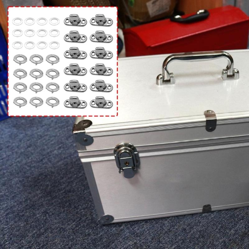 12Pcs Alloy Bags Fasteners Clasps Replacements Bag Hardware Accessories Anti Theft Luggage Buckles for Handbags Repair