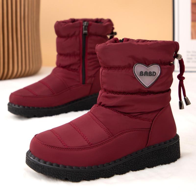 Shoes Women's Cotton Shoes Plus Velvet Thickened High-top Snow Boots Waterproof Non-slip Casual All-match Cotton Shoes