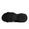 Fila FLUID 7 Abrasion Resistant Lightweight Breathable Low Top Chunky Sneakers Women's Black/Shadow Black Gray F12W632103FBK