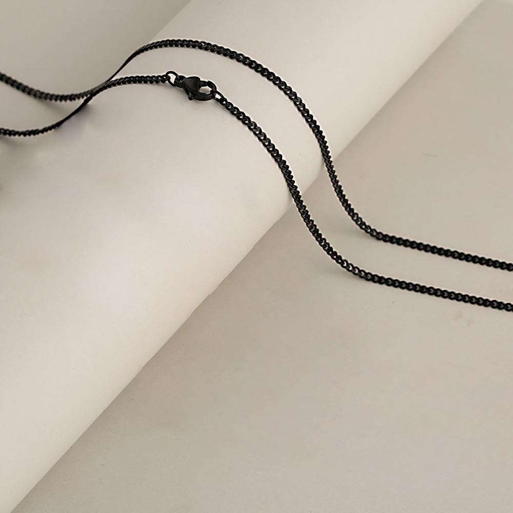Colorful Crystal Zirconium Pendant Necklaces Hammered Necklace Fashion Cross Necklace  Women Men