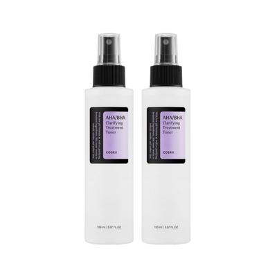 [1+1] AHA/BHA Clarifying Treatment Toner 150ml × 2 – Exfoliating & Pore-Clearing Toner Duo