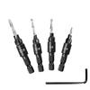 Titanium-Plated Hex Shank Countersink Drill Bit Set for Woodworking Hole Enlarging