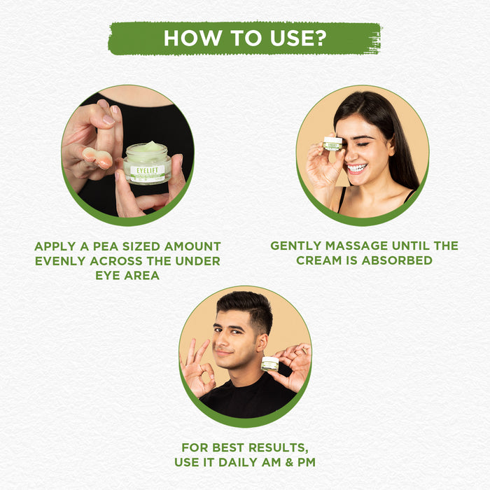 Bella Vita Organic EyeLift Dark Circles Under Eye Cream, 20 Gm