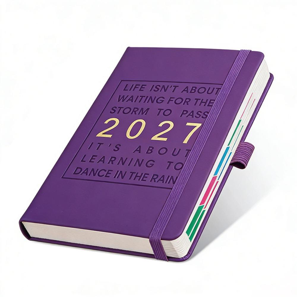 English 2027 Schedule Planner Notepad 12 Months To-do List Notebook  School Office Supplies