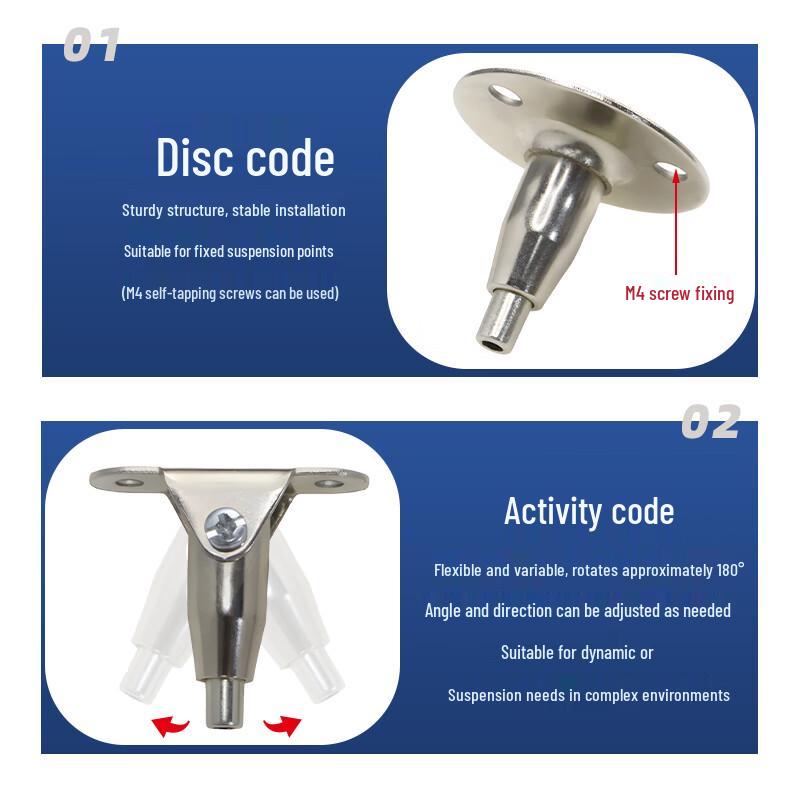 Outdoor Adjustable Steel Wire Rope Hanger Kit