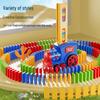 Automatic Domino Dispenser Toy Train - Educational Building Blocks for Kids