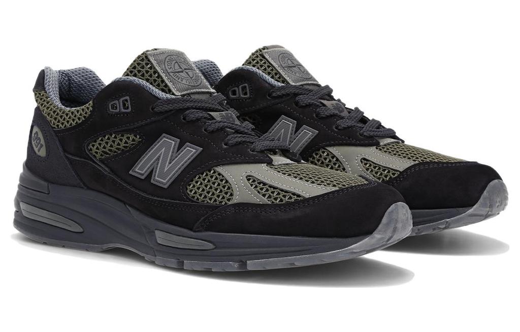 New Balance 991v2 "Stone Island - Black Grey" Sneakers U991SD2