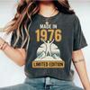 1976 Birthday Gift T Shirts, Limited Edition Born In 1976 Apparel, Vintage 1976 Birthday, 48th Birthday, Milestone Birthday Gift