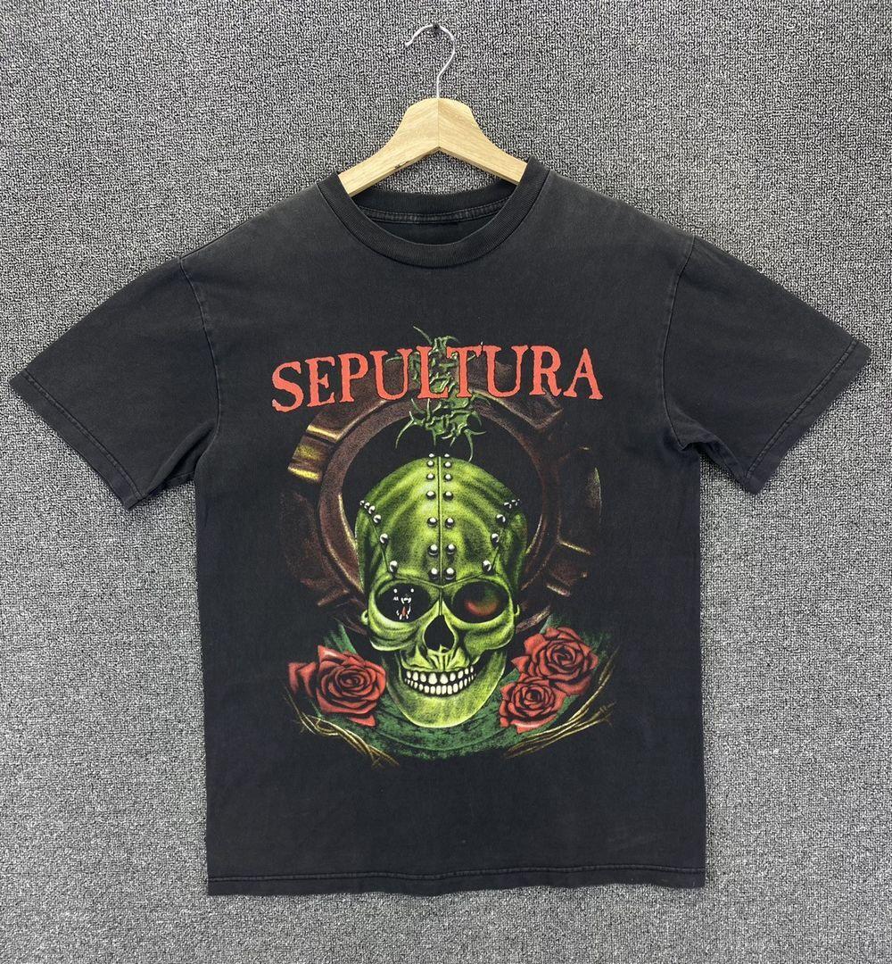 Sepultura Skulls Heavy Metal Rock Band Black Unisex Tshirt Reprint S5XL KH9520 S
