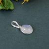 Oval Cabochon Moonstone Pendant Solid 925 Sterling Silver Gemstone Pendant Without Chain Jewelry For Women or Girls - 10.87 Gms